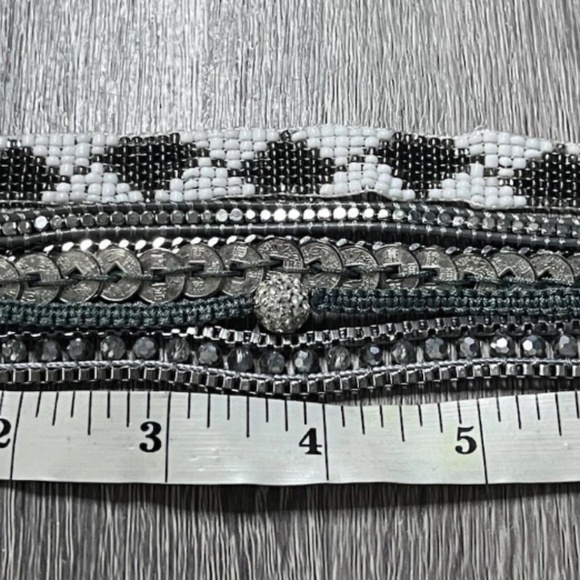 Victoria Emerson Atticus Multi Layered Bracelet Magnetic Cuff‎ Boho Classic - Picture 8 of 8